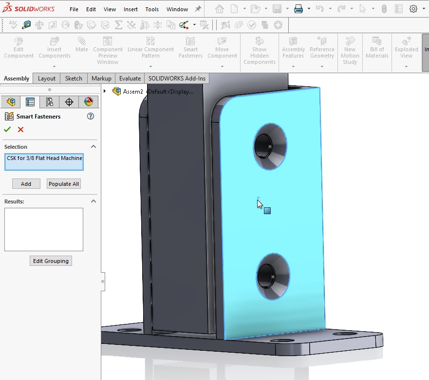 Solidworks Smart Fasteners